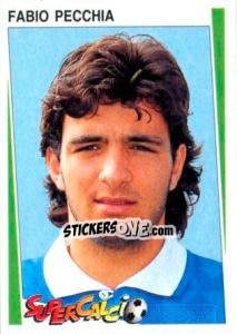 Sticker Fabio Pecchia - Supercalcio 1994-1995 - Panini