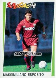 Figurina Massimiliano Esposito - Supercalcio 1994-1995 - Panini