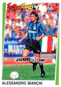 Figurina Alessandro Bianchi - Supercalcio 1994-1995 - Panini