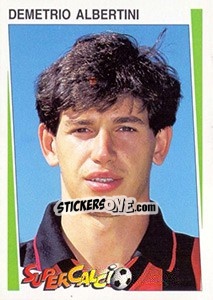 Figurina Demetrio Albertini - Supercalcio 1994-1995 - Panini