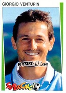 Sticker Giorgio Venturin - Supercalcio 1994-1995 n. 136 - Panini