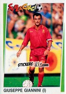 Sticker Giuseppe Giannini (I) - Supercalcio 1994-1995 n. 137 - Panini