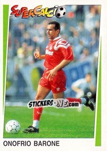 Figurina Onofrio Barone - Supercalcio 1994-1995 - Panini