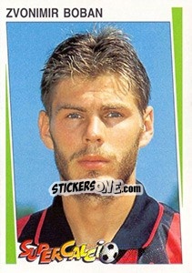 Cromo Zvonimir Boban - Supercalcio 1994-1995 - Panini