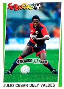 Sticker Julio Cesar Dely Valdes - Supercalcio 1994-1995 n. 153 - Panini