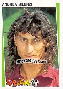 Figurina Andrea Silenzi - Supercalcio 1994-1995 - Panini