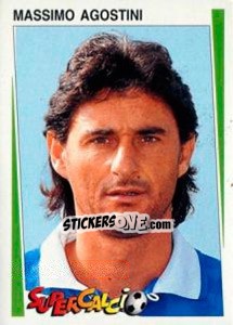 Sticker Massimo Agostini - Supercalcio 1994-1995 n. 157 - Panini