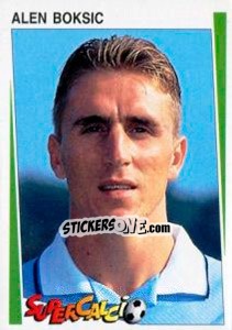 Figurina Alen Boksic - Supercalcio 1994-1995 - Panini