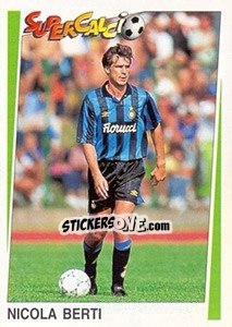 Cromo Nicola Berti - Supercalcio 1994-1995 n. 161 - Panini