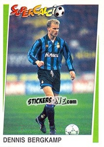 Cromo Dennis Bergkamp - Supercalcio 1994-1995 - Panini