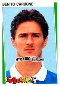 Cromo Benito Carbone - Supercalcio 1994-1995 - Panini