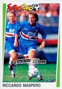 Cromo Riccardo Maspero - Supercalcio 1994-1995 - Panini