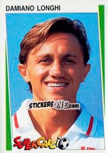 Sticker Damiano Longhi - Supercalcio 1994-1995 - Panini