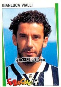 Figurina Gianluca Vialli - Supercalcio 1994-1995 - Panini