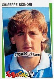 Sticker Giuseppe Signori - Supercalcio 1994-1995 n. 177 - Panini