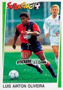 Sticker Luis Airton Oliveira - Supercalcio 1994-1995 n. 181 - Panini
