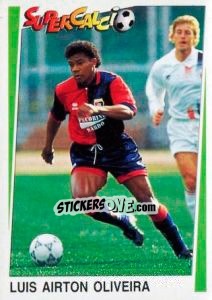 Cromo Luis Airton Oliveira - Supercalcio 1994-1995 - Panini