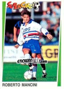 Sticker Roberto Mancini - Supercalcio 1994-1995 - Panini