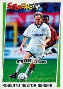 Sticker Roberto Nestor Sensini - Supercalcio 1994-1995 n. 185 - Panini