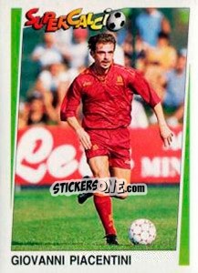 Sticker Giovanni Piacentini - Supercalcio 1994-1995 n. 190 - Panini