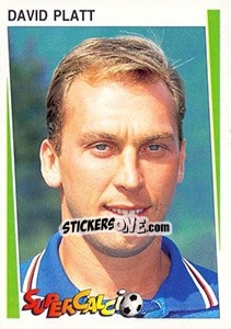 Sticker David Platt - Supercalcio 1994-1995 n. 191 - Panini