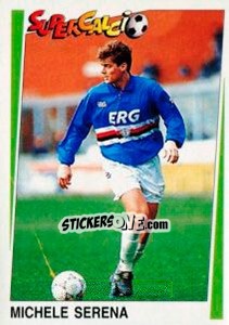 Sticker Michele Serena - Supercalcio 1994-1995 n. 194 - Panini