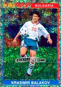 Sticker Krasimir Balakov (Bulgaria) - Supercalcio 1994-1995 - Panini