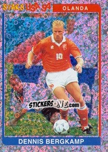 Figurina Dennis Bergkamp (Olanda) - Supercalcio 1994-1995 - Panini