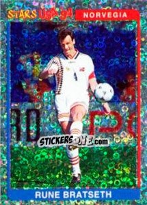 Figurina Rune Bratseth (Norvegia) - Supercalcio 1994-1995 - Panini