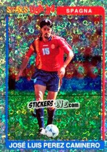 Figurina Josè Luis Perez Caminero (Spagna) - Supercalcio 1994-1995 - Panini