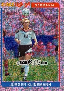 Figurina Jürgen Klinsmann (Germania) - Supercalcio 1994-1995 - Panini