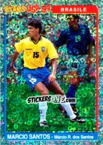 Figurina Marcio Santos (Brasile) - Supercalcio 1994-1995 - Panini