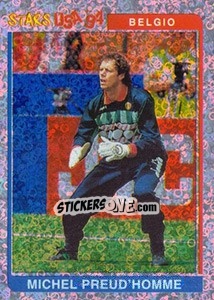 Sticker Michel Preud'Homme (Belgio) - Supercalcio 1994-1995 - Panini