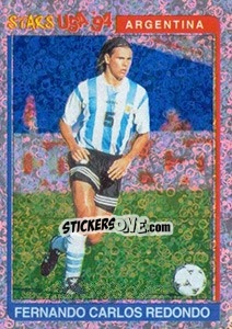 Sticker Fernando Carlos Redondo (Argentina) - Supercalcio 1994-1995 n. 218 - Panini