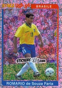 Sticker Romario (Brasile) - Supercalcio 1994-1995 n. 219 - Panini