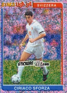 Cromo Ciriaco Sforza (Svizzera) - Supercalcio 1994-1995 - Panini