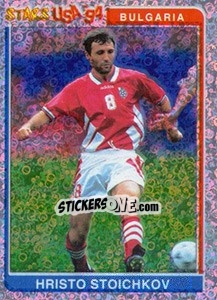 Figurina Hristo Stoichkov (Bulgaria) - Supercalcio 1994-1995 - Panini