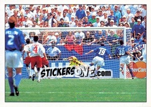 Sticker Italia-Messico 1-1 - Supercalcio 1994-1995 - Panini