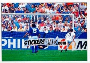 Sticker Italia-Spagna 2-1 - Supercalcio 1994-1995 n. P8 - Panini