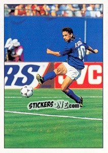 Cromo Italia-Bulgaria 2-1 - Supercalcio 1994-1995 - Panini