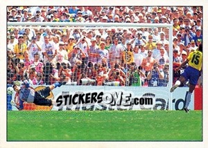 Sticker Brasile-Italia 3-2 - Supercalcio 1994-1995 n. P27 - Panini