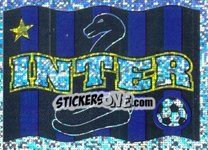 Sticker Inter (Bandiera) - Supercalcio 1996-1997 - Panini