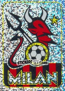 Figurina Milan (Scudetto) - Supercalcio 1996-1997 - Panini