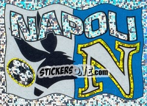 Cromo Napoli (Bandiera) - Supercalcio 1996-1997 n. 17 - Panini