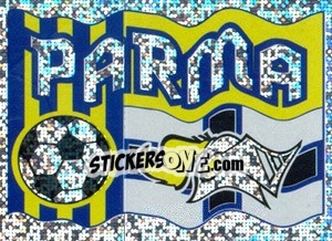 Cromo Parma (Bandiera) - Supercalcio 1996-1997 - Panini