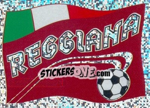 Figurina Reggiana (Bandiera) - Supercalcio 1996-1997 - Panini