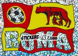 Sticker Roma (Bandiera) - Supercalcio 1996-1997 - Panini