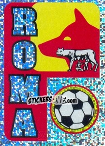 Sticker Roma (Scudetto) - Supercalcio 1996-1997 n. 28 - Panini