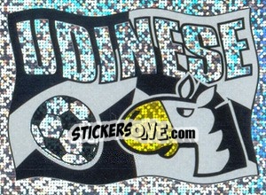 Sticker Udinese (Bandiera) - Supercalcio 1996-1997 - Panini