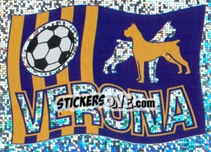 Sticker Verona (Bandiera) - Supercalcio 1996-1997 - Panini